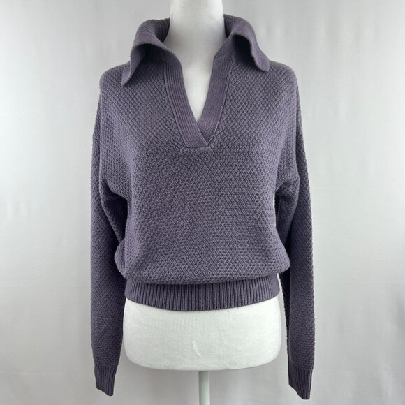 Icône by Simons Collared Soft Knit Sweater – Lavender – Women's small - Picture 2 of 9